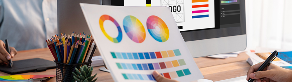 designer creating logo or graphics
